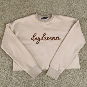 Boohoo Cropped Daydreamer Sweater